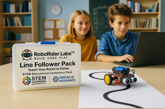 Line Follower Robot Sensor Component Pack STEM Robotics.(Plastic Box) EACH