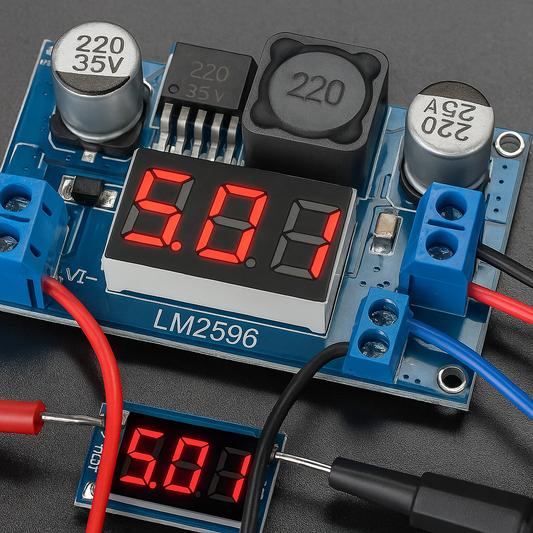 LM2596 Buck Converter Module (with LED) 5 Pack
