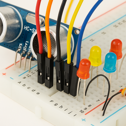 2.54mm Jumper Wires / Breadboard Jumper WiresJumper Wires Male–Male 40pin 20cm 5 Pack