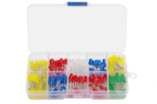 200PCS 5 Colors F3/F5mm LED Kit (Plastic Box) EACH