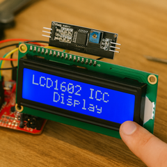 LCD1602 I2C Display (Blue Backlight) 1 Pack thumbnail 4