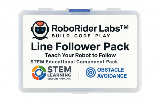 Line Follower Robot Sensor Component Pack STEM Robotics.(Plastic Box) EACH