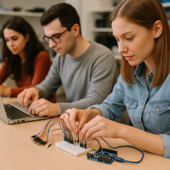 2.54mm Jumper Wires / Breadboard Jumper Wires Jumper Wires Male–Female 40pin 20cm 5 Pack thumbnail 3